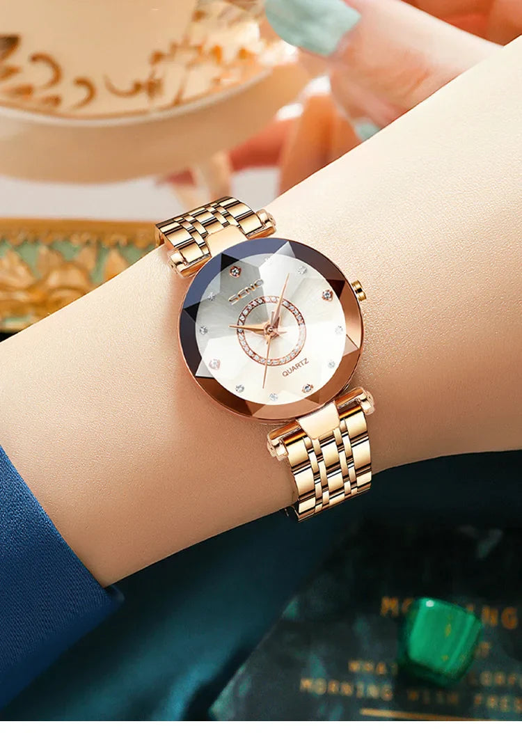 Austrian Blue Diamond Ladies Watch