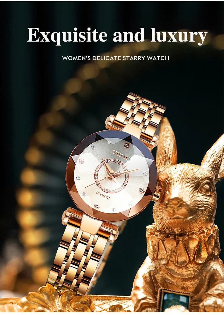 Austrian Blue Diamond Ladies Watch