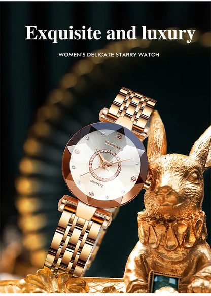 Austrian Blue Diamond Ladies Watch