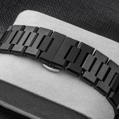 Arabic Dial Casual Ultra Thin Black Fashion Wrist Stainless Steel Luxury Mens Quartz Watch